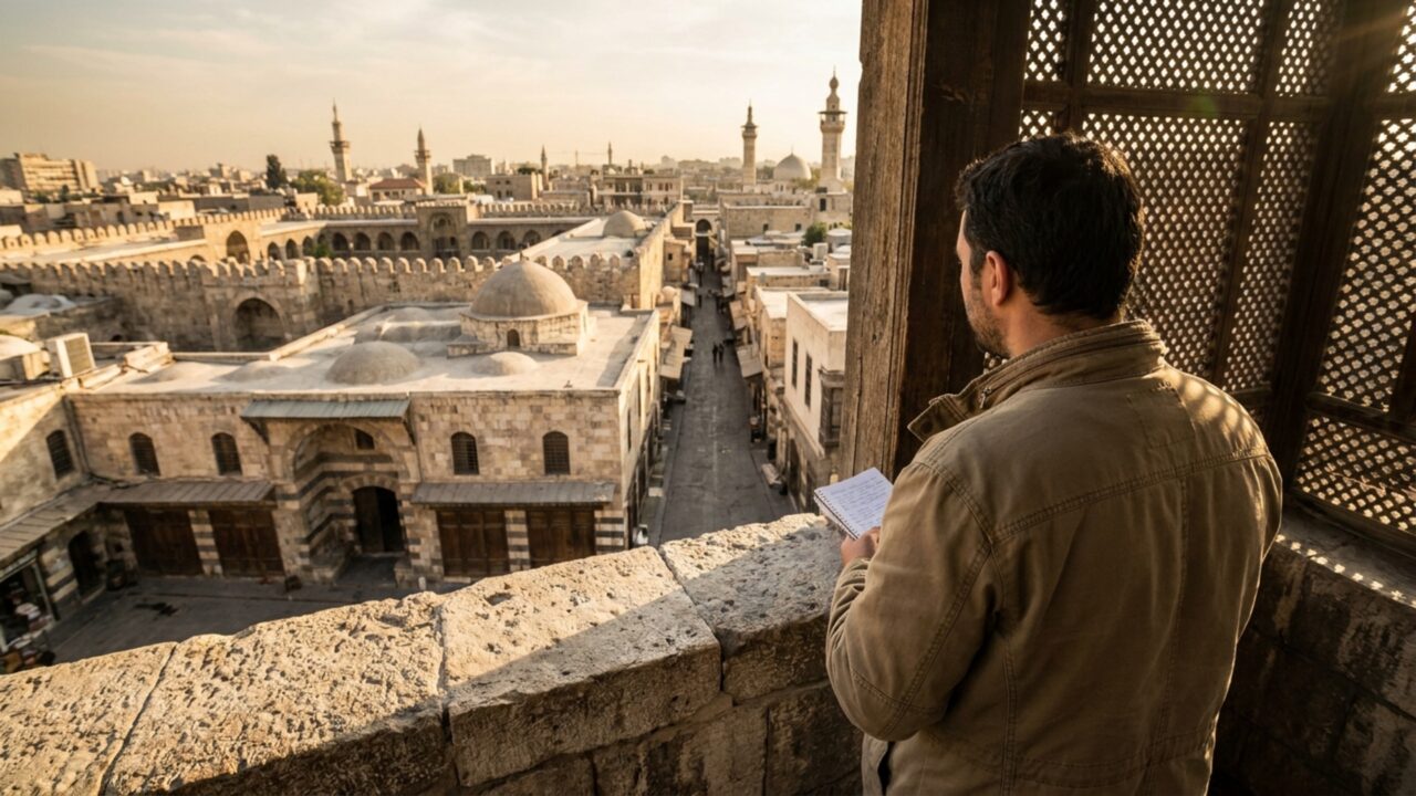 Uma mesquita do século VIII foi erguida onde antes existia um santuário assírio, enquanto a cidade ao redor acumulava 125 monumentos de épocas diferentes