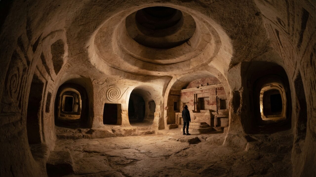 Um templo subterrâneo foi escavado antes das pirâmides do Egito: hipogeu de Malta desce por câmaras talhadas na rocha