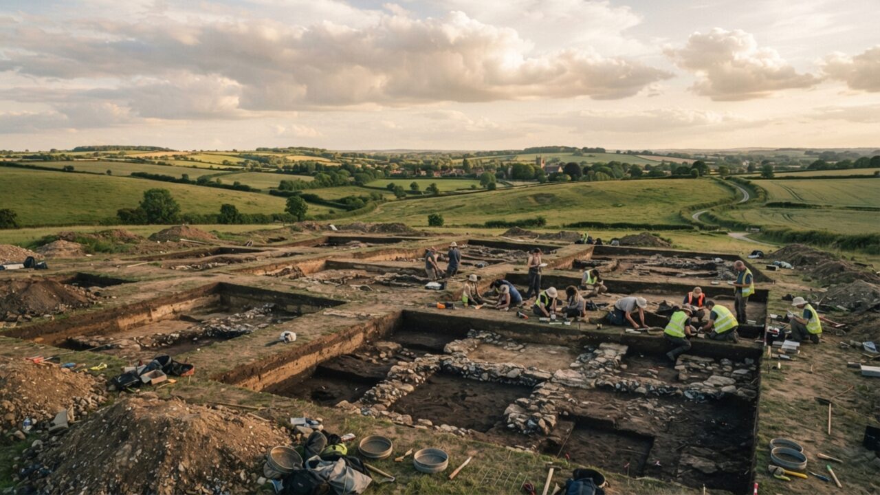 Um monte funerário de 4 mil anos ganhou outra vida: romanos ergueram um santuário ao redor dele
