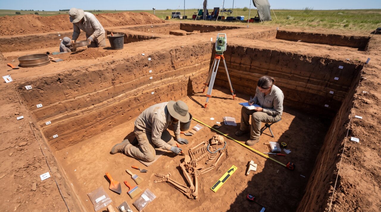 Uma tumba na Polônia tinha um colar com 42 dentes: joia de 5 mil anos misturava restos de grandes mamíferos