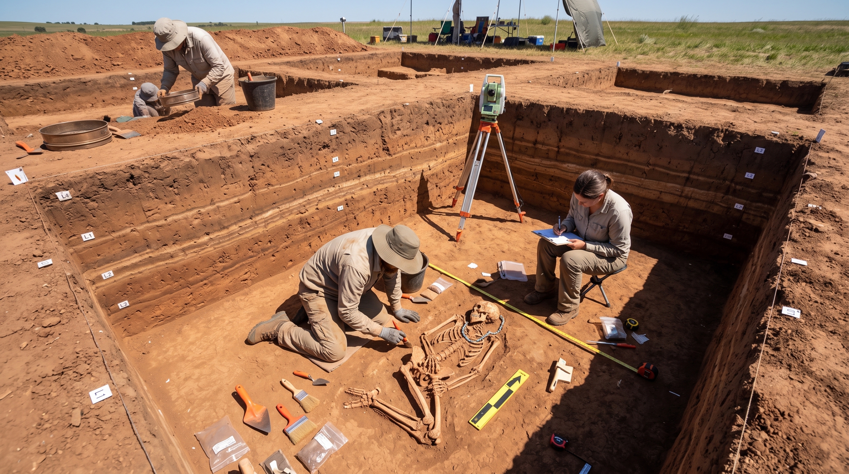 Uma tumba na Polônia tinha um colar com 42 dentes: joia de 5 mil anos misturava restos de grandes mamíferos