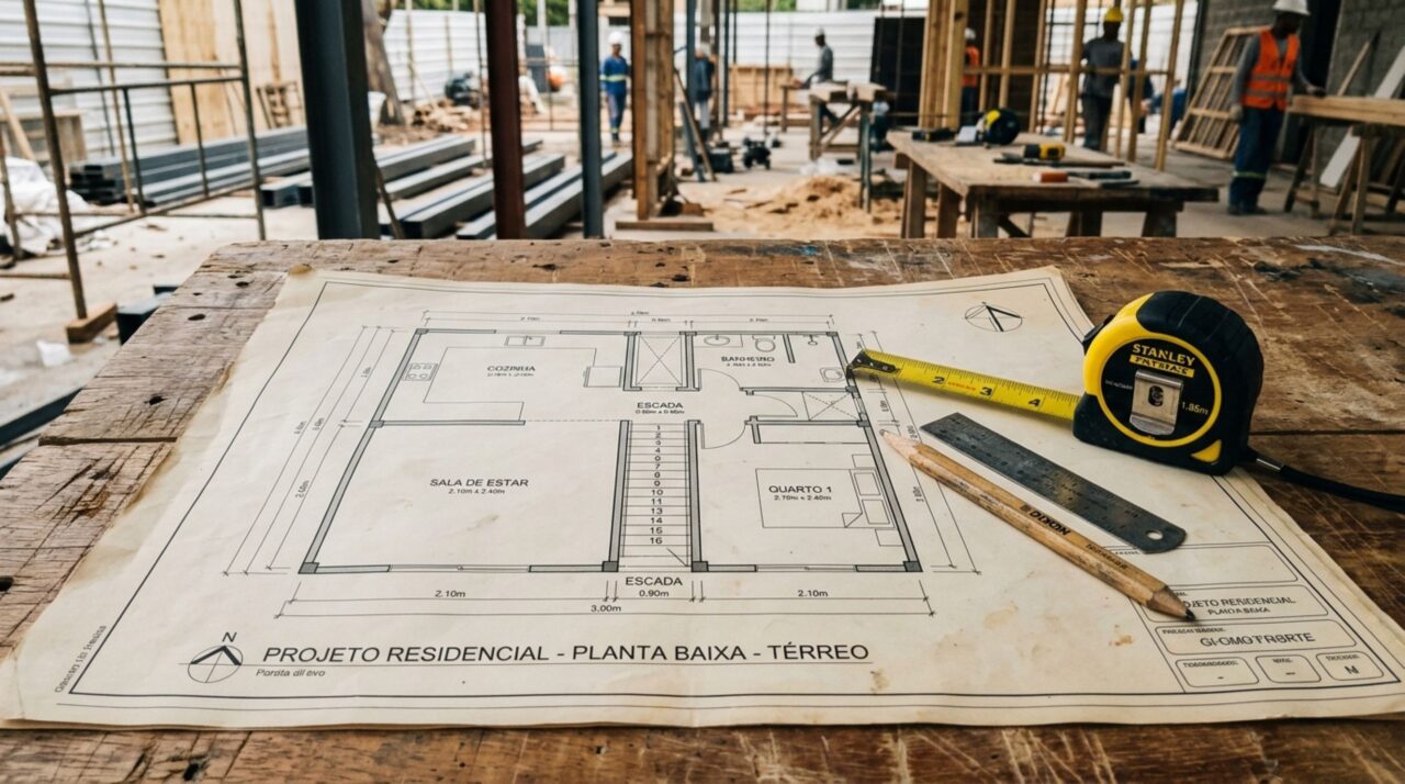 Arquiteto entrega projeto aprovado da casa dos sonhos, e na execução o mestre de obras descobre que a escada termina exatamente na frente da porta do banheiro