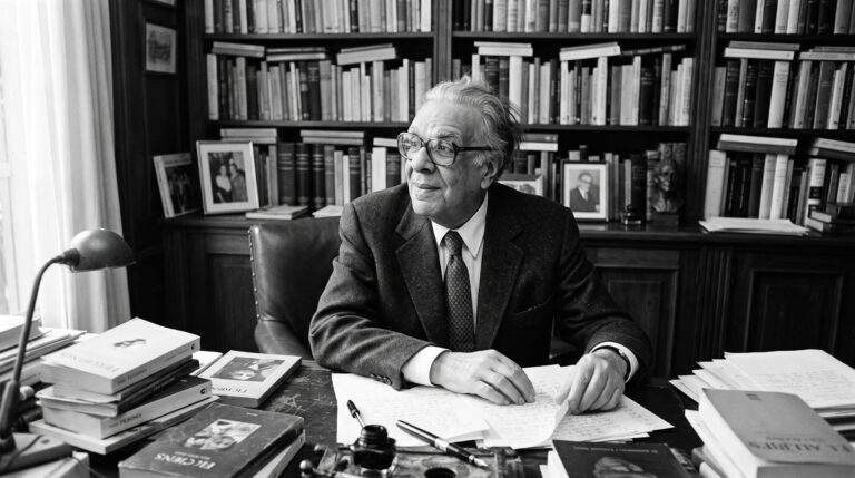 A paixão de Jorge Luis Borges por livros e o significado da sua frase famosa sobre o paraíso ser uma biblioteca