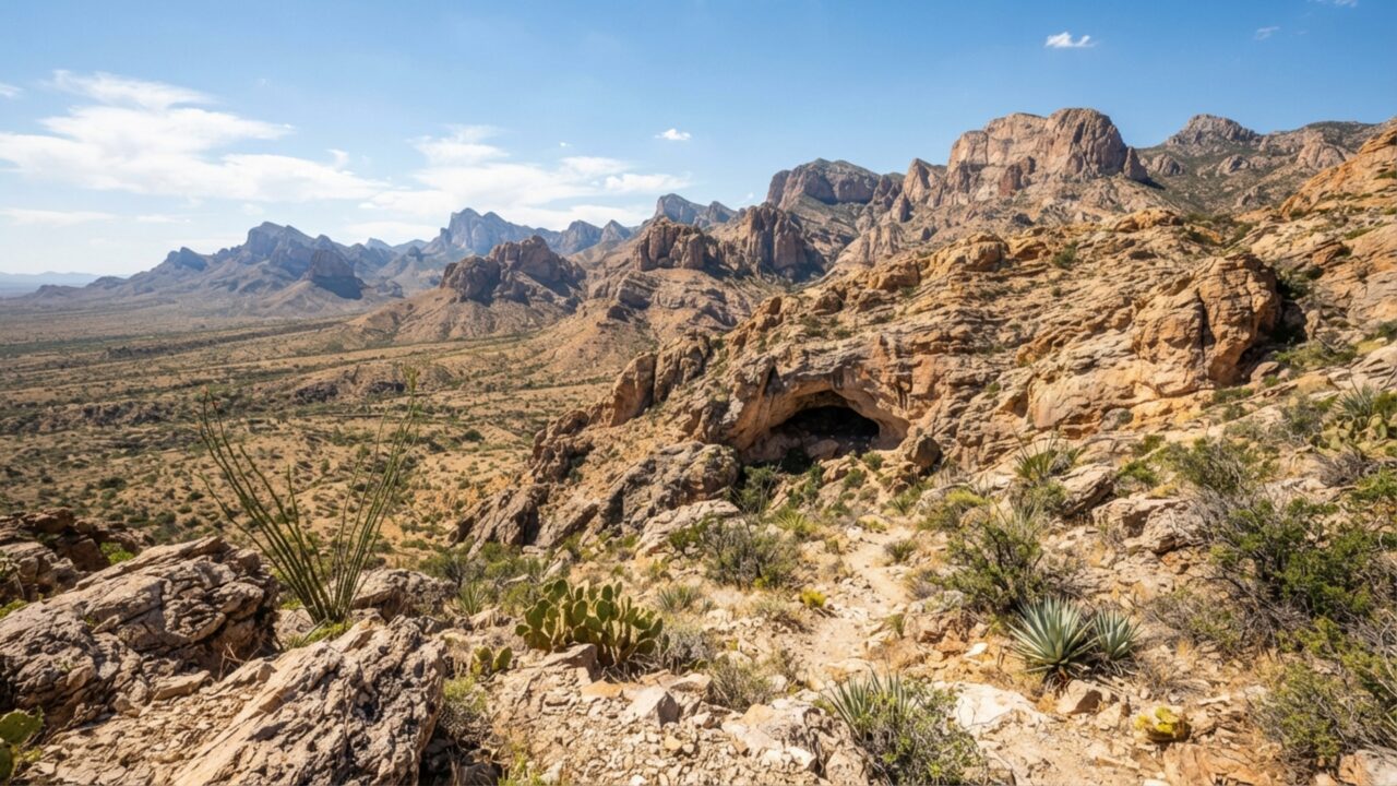 Uma caverna no Arizona começou como fundo de um mar há até 300 milhões de anos e hoje abriga colunas formadas gota a gota no interior de uma montanha seca