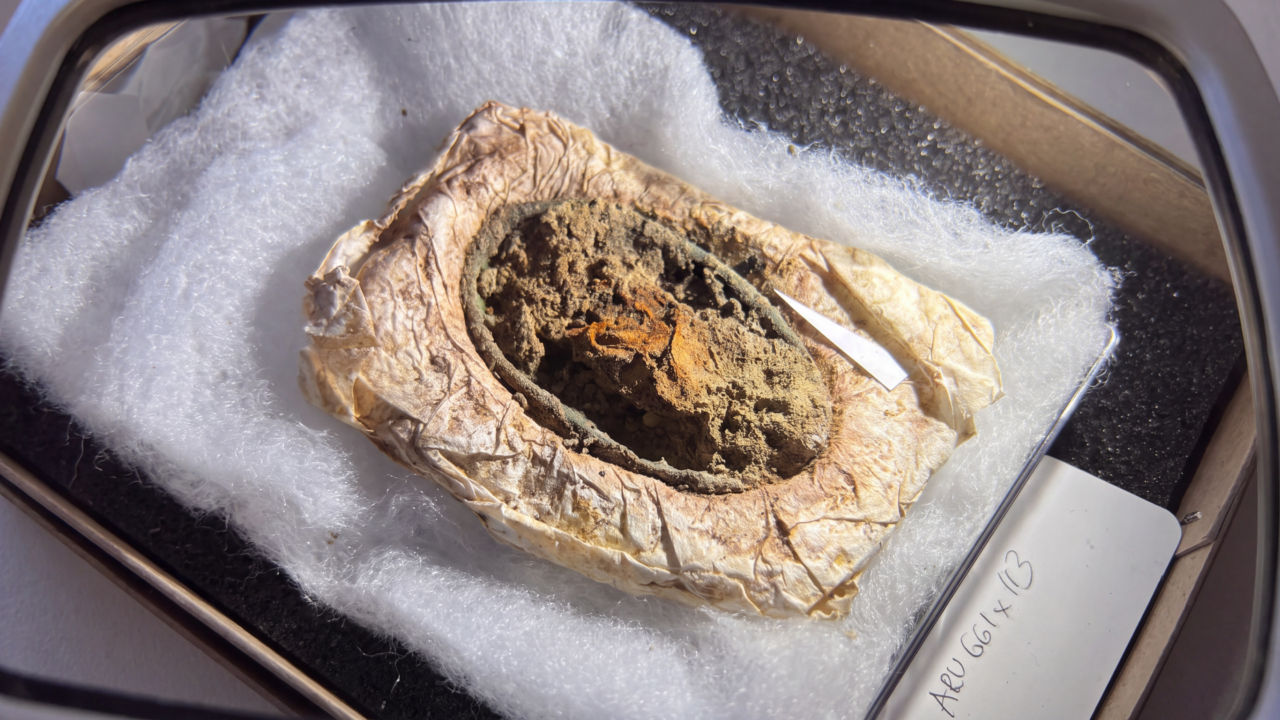 Arqueólogos descobrem na Dinamarca fragmentos raros de roupas de 1.300 anos preservados dentro de um túmulo da Era Viking