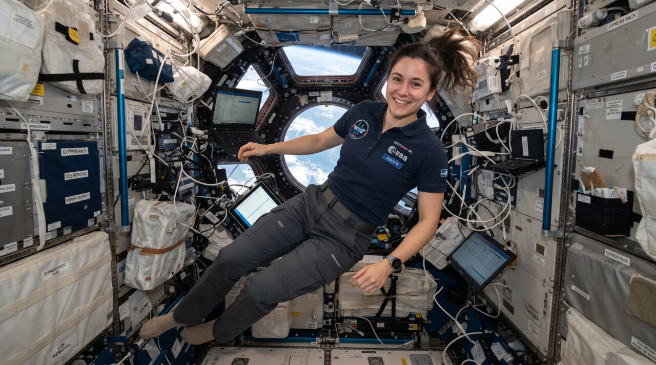 Os astronautas na estação espacial não têm máquina de lavar, pois a água é preciosa demais para ser desperdiçada lavando roupa; por isso, eles usam as mesmas peças por dias