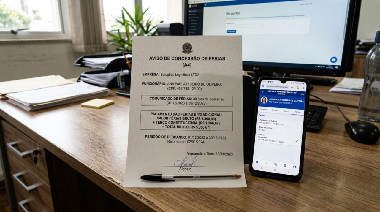 Trabalhadora completa um ano de empresa, espera escolher quando sairá de férias e descobre que quem define o período é a empresa