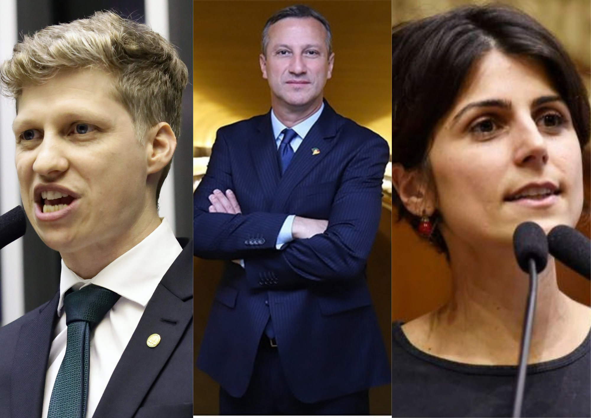 Senado no RS: Van Hattem tem 23%, Sanderson, 19%, e Manuela, 18%, diz Real Time