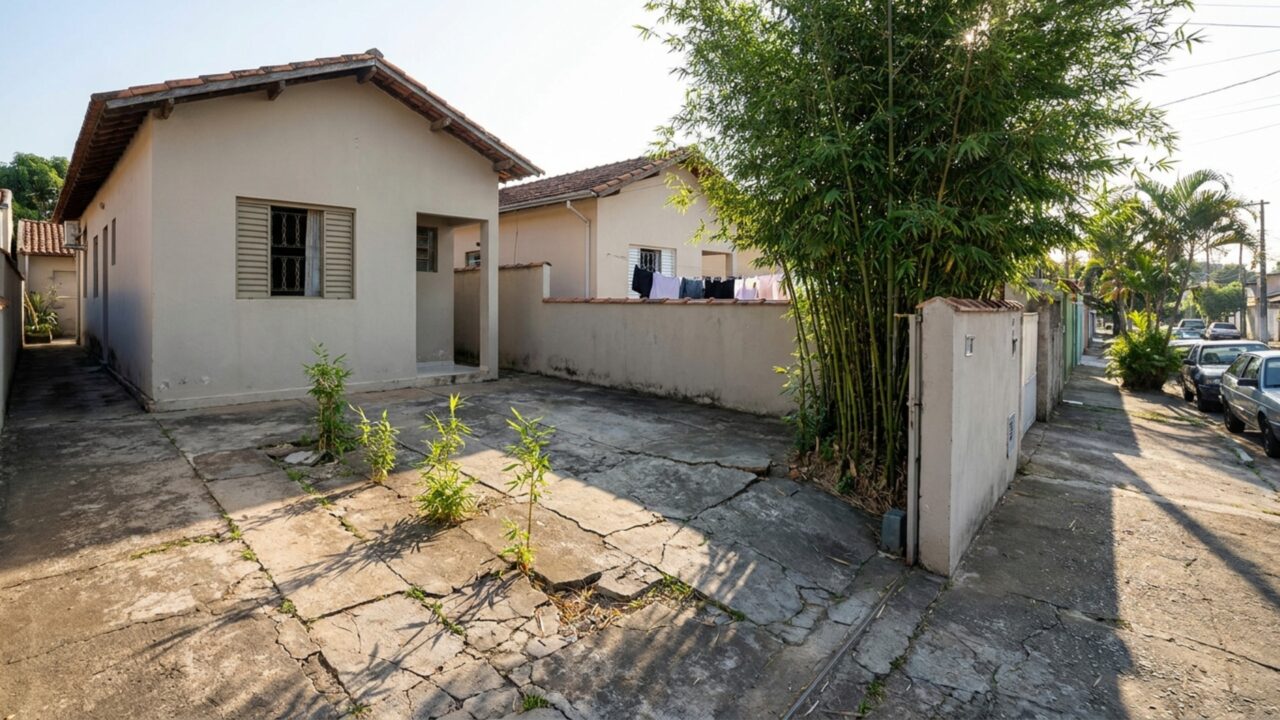 Moradora planta bambu para esconder muro e, anos depois, vizinho encontra brotos surgindo no meio do piso da garagem