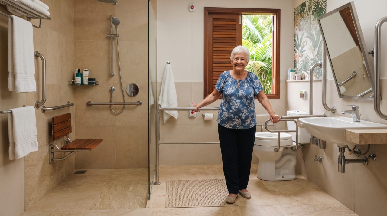 Quanto custa adaptar um banheiro para idosos com barras de segurança e piso antiderrapante em 2026