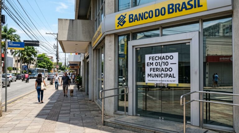 Mudança no funcionamento dos bancos ocorre nesta quinta-feira, dia 01