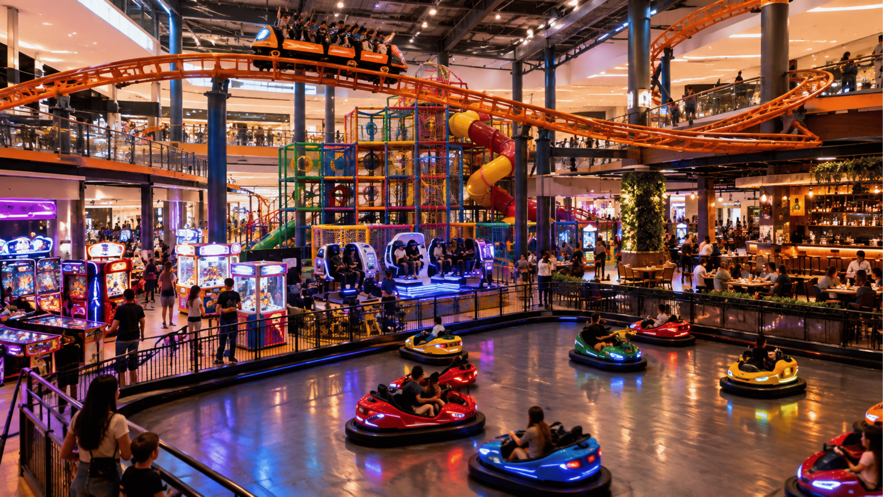Bario Park será inaugurado no Brasil com estrutura de megaparque no valor de R$ 25 milhões com direto a montanha-russa, bar, restaurante e centenas de jogos em uma área de 4.100 m²