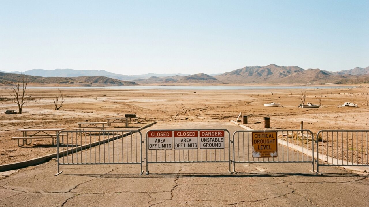 Um reservatório do Arizona caiu para menos de 1% da capacidade e a falta de oxigênio matou praticamente todos os peixes