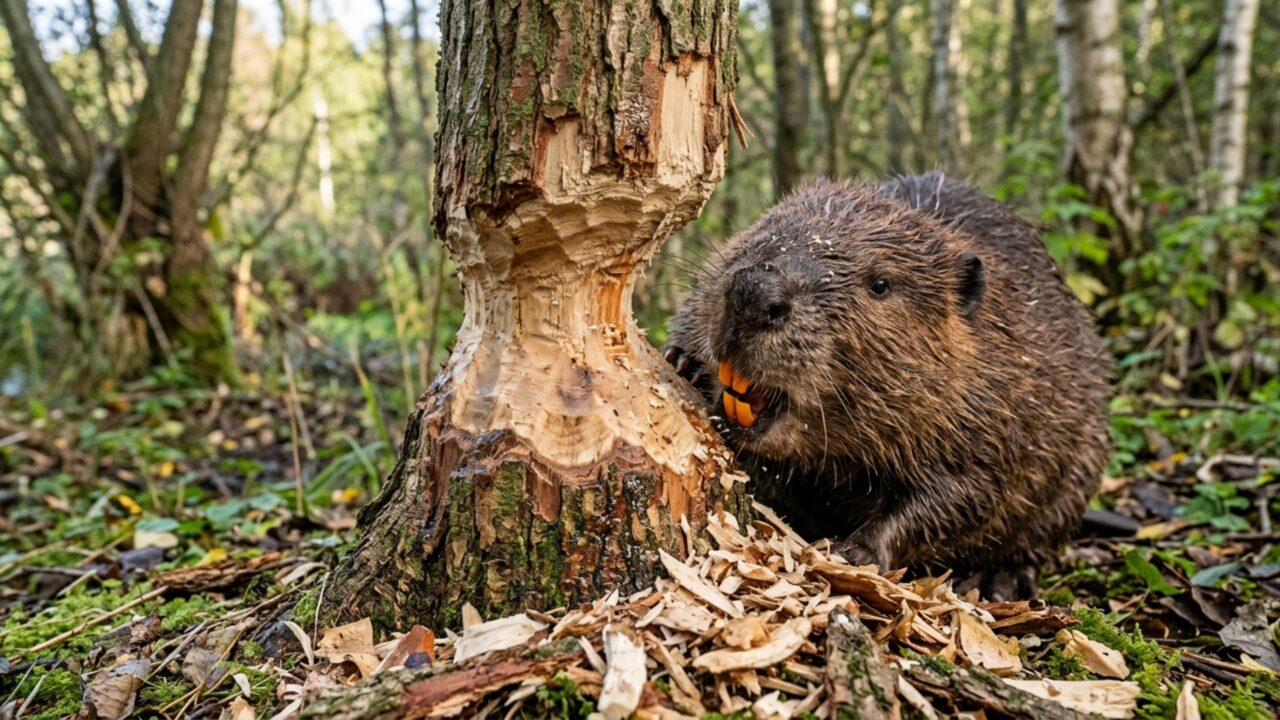 Caçados até desaparecerem havia cerca de 400 anos, esses animais voltaram em 2009 e começaram a transformar rios, árvores e áreas alagadas quase imediatamente