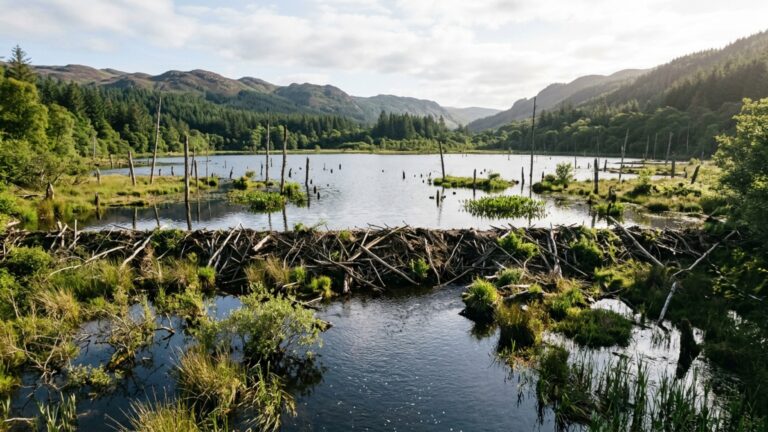 Caçados até desaparecerem havia cerca de 400 anos, esses animais voltaram em 2009 e começaram a transformar rios, árvores e áreas alagadas quase imediatamente