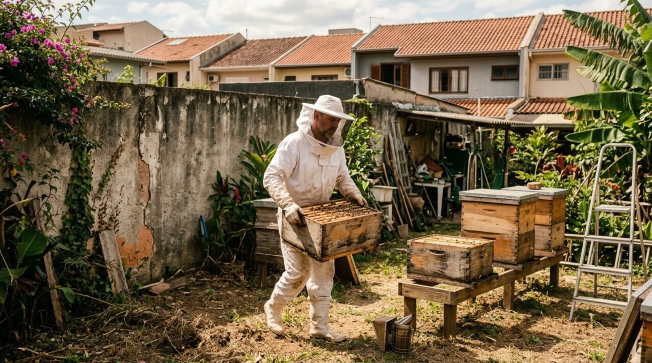 Vizinho instala caixas de abelhas no quintal como hobby, filho do morador ao lado é picado dentro de casa e família descobre o que a lei diz