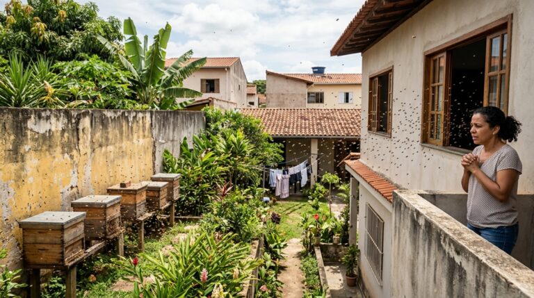 Vizinho instala caixas de abelhas no quintal como hobby, filho do morador ao lado é picado dentro de casa e família descobre o que a lei diz