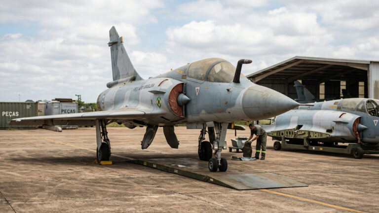 Brasil pagou €$ 80 milhões por 12 Mirage 2000 usados e, depois de 14 anos, FAB vendeu nove células sem condição de voo por US$ 452 mil em leilão internacional da FAB