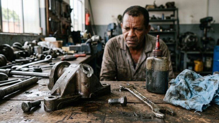 Especialistas em oficina concordam: quando uma porca está muito travada, aumentar indefinidamente o tamanho da alavanca pode terminar em parafuso quebrado antes de terminar em serviço resolvido