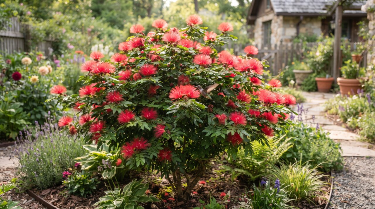 A Caliandra, o arbusto resistente ao calor extremo que floresce mesmo em condições difíceis: como cultivar no quintal