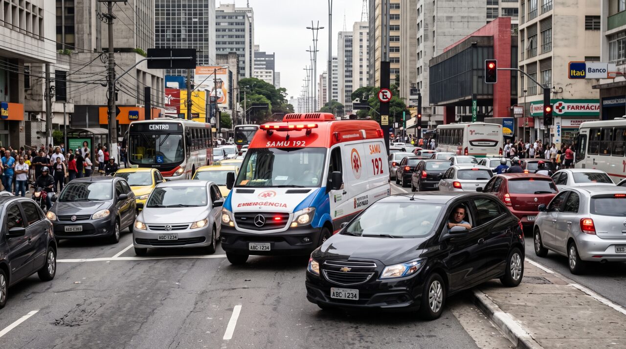 Infração por não dar passagem para ambulância e a prioridade no trânsito