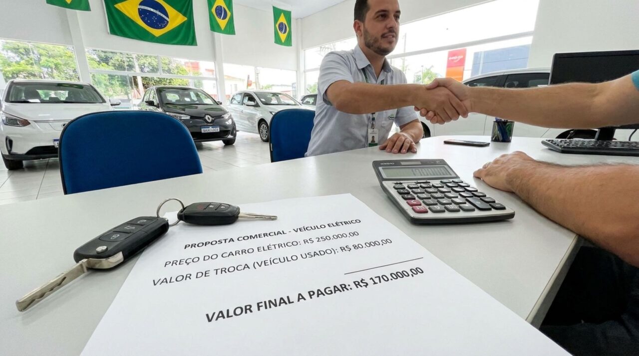 Motorista decide trocar o carro a combustão por um elétrico, leva o seminovo para avaliação e descobre que o veículo perdeu quase um terço do valor em apenas quatro meses