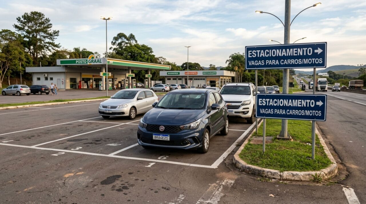 Família estaciona no acostamento para trocar o motorista depois de horas de viagem e descobre por que as paradas de descanso precisam ser planejadas em locais adequados