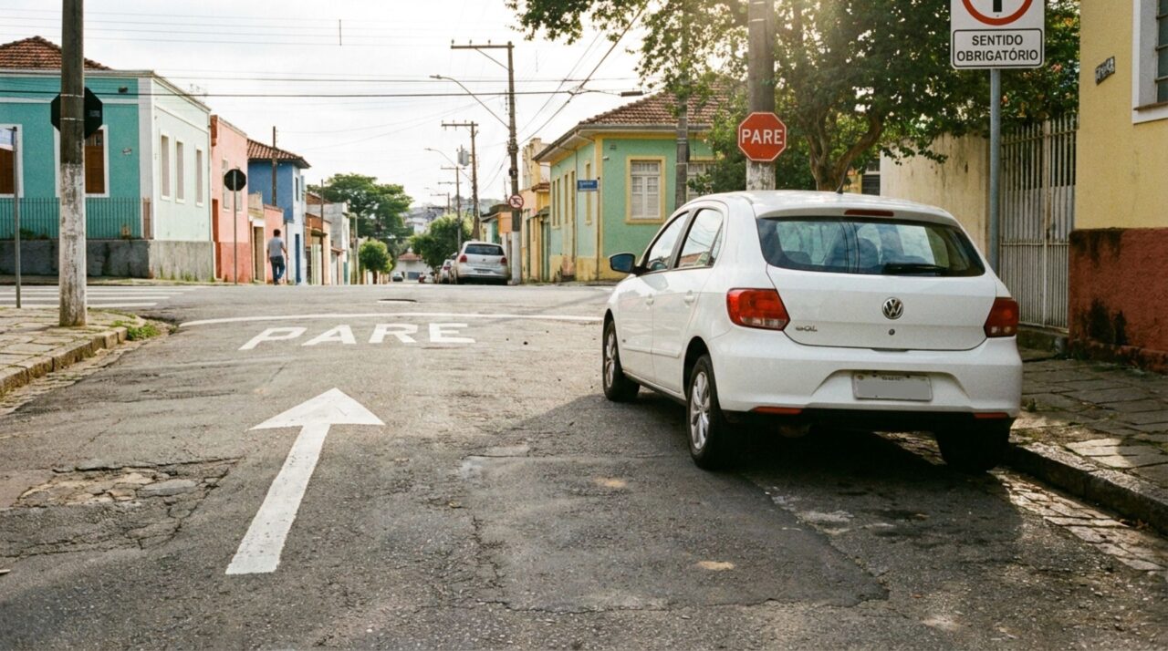 Motorista estaciona na contramão da rua porque havia vaga disponível e descobre o que o CTB determina