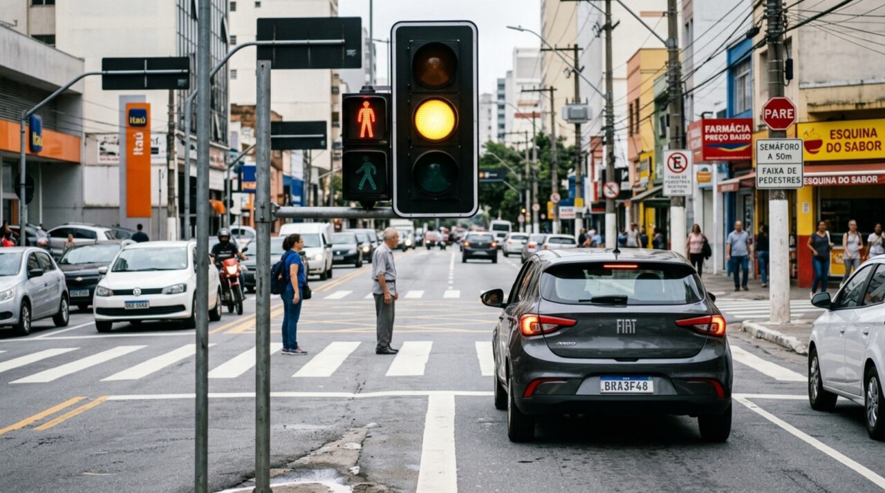 Confirmado pelo Código de Trânsito: repetir o sinal vermelho soma 7 pontos e pode suspender a CNH