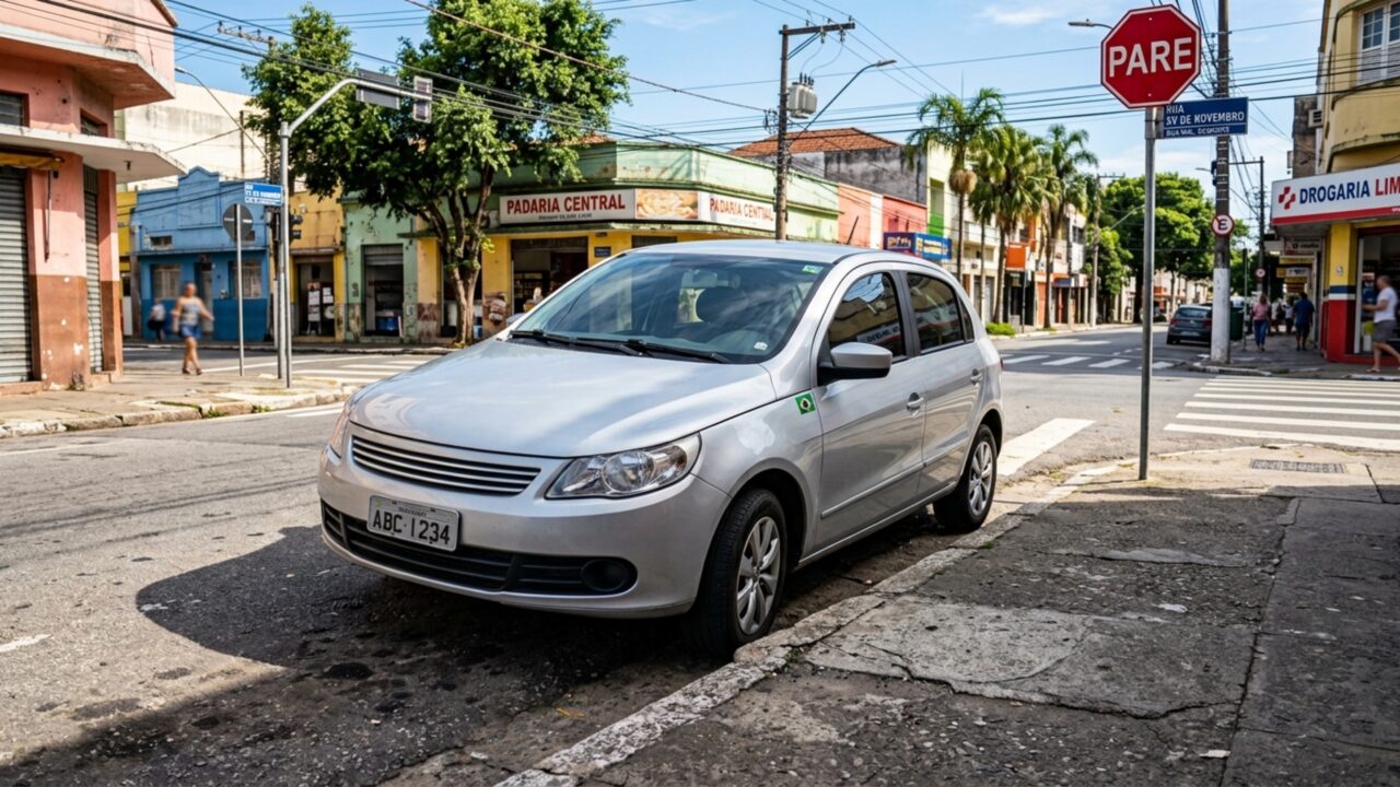 Moradora estaciona perto da esquina porque não havia faixa amarela no meio-fio e encontra o carro removido horas depois