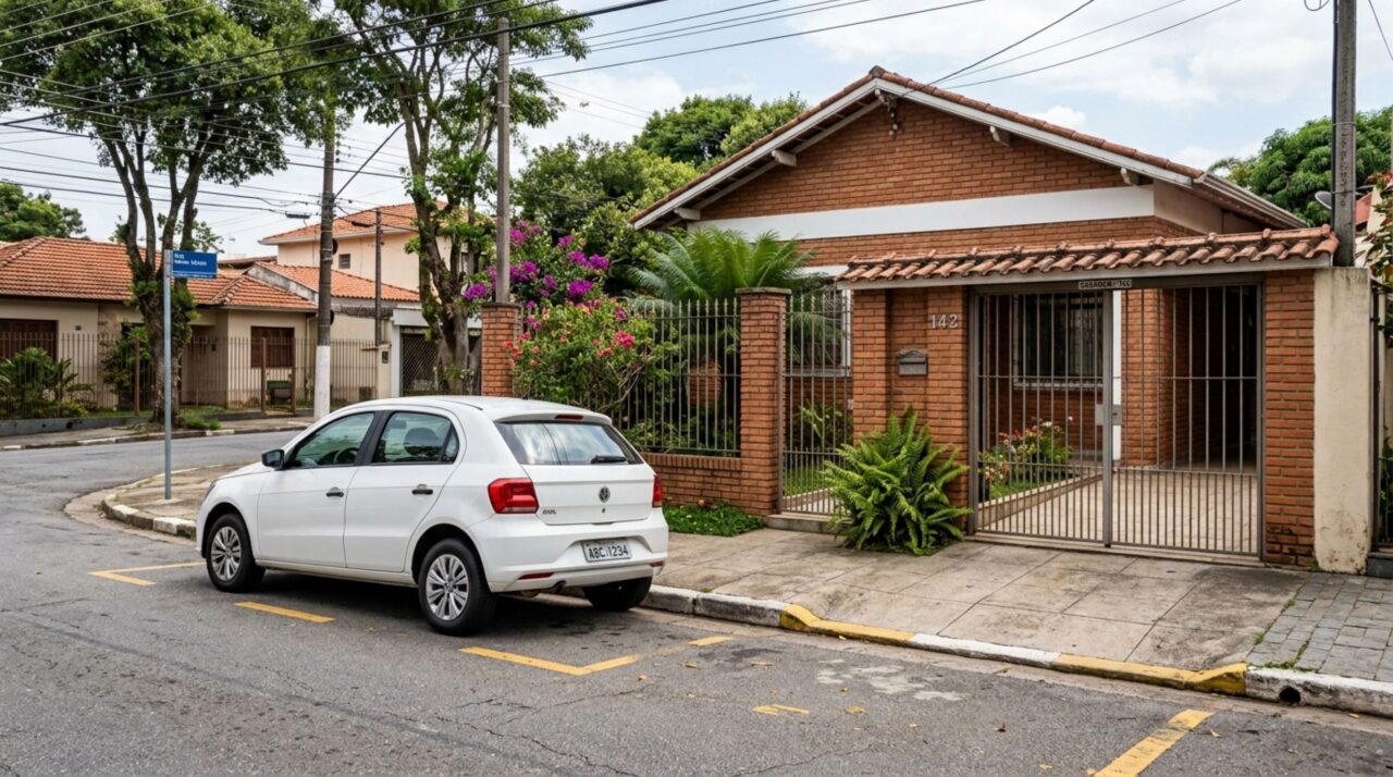 O que diz a lei de trânsito brasileira sobre motoristas e moradores que permitem familiares estacionar em frente à própria casa?