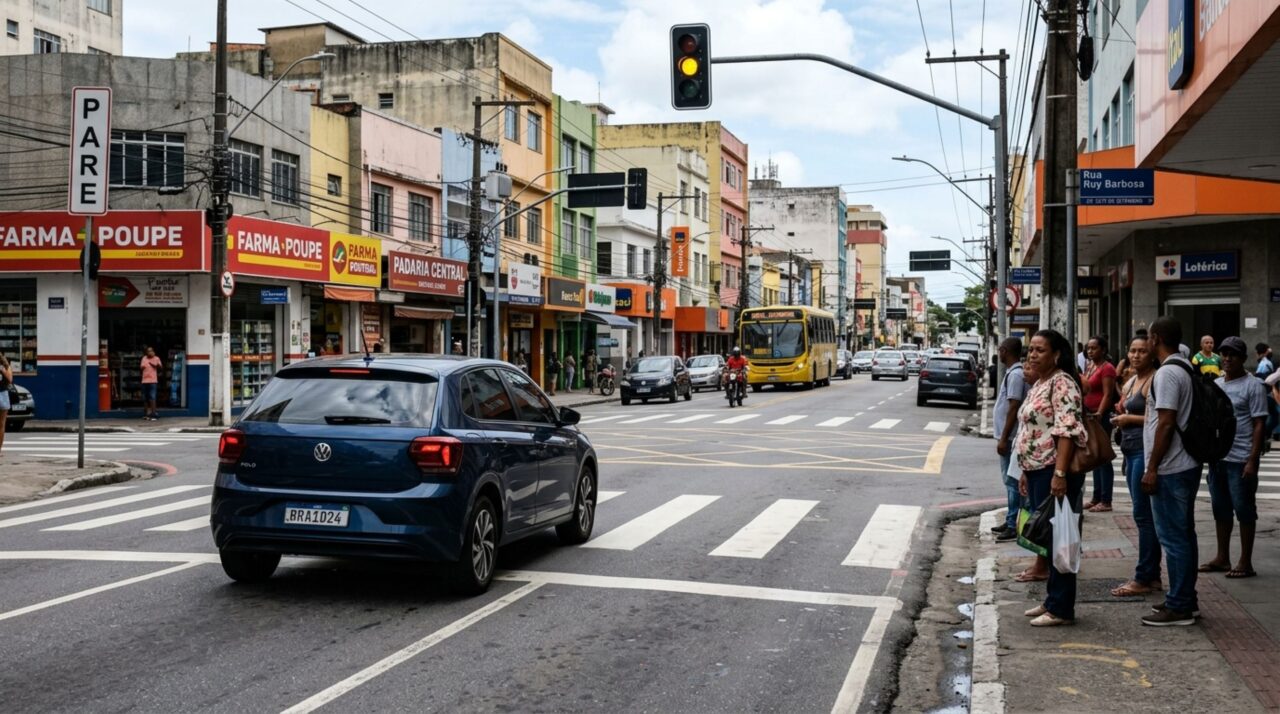 Motorista acelera para ultrapassar o sinal amarelo e descobre que, dependendo da situação, não é somente o vermelho que pode gerar multa de trânsito