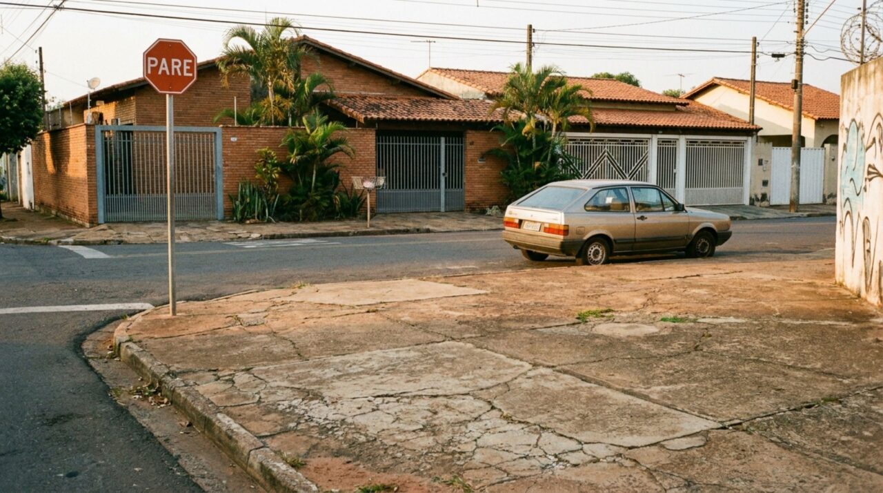 Motorista para o carro poucos metros antes da esquina para buscar um passageiro, acredita que ficando apenas alguns segundos no local não gera multa e descobre a distância mínima que precisa respeitar