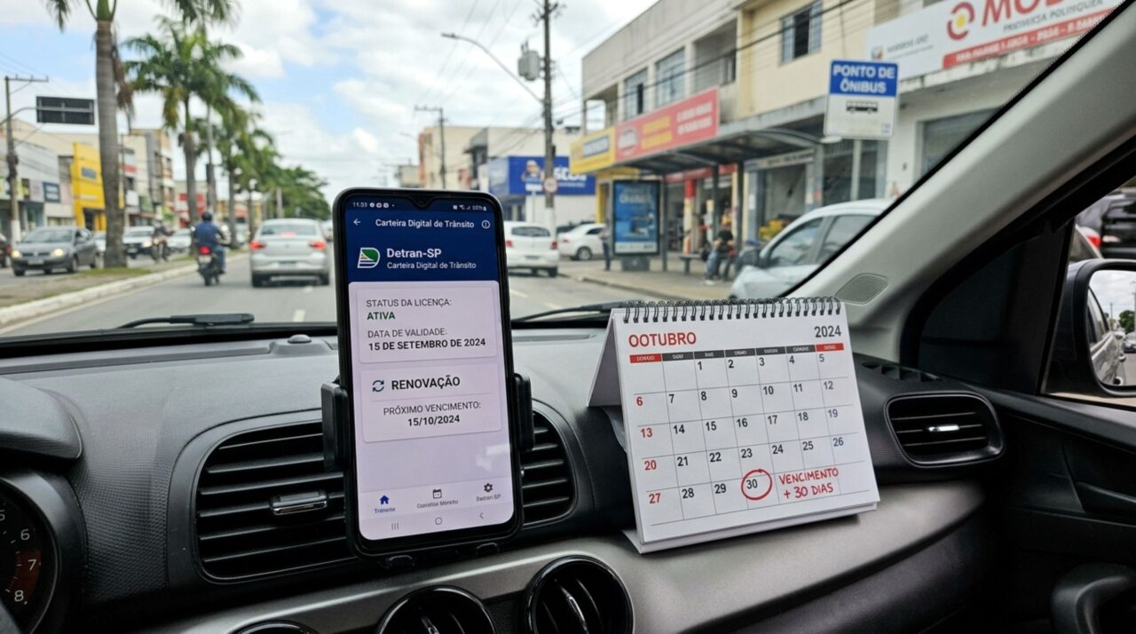 Motorista é parado em blitz com a CNH vencida há poucos dias, acredita que já não pode dirigir e descobre quando o vencimento realmente passa a gerar infração