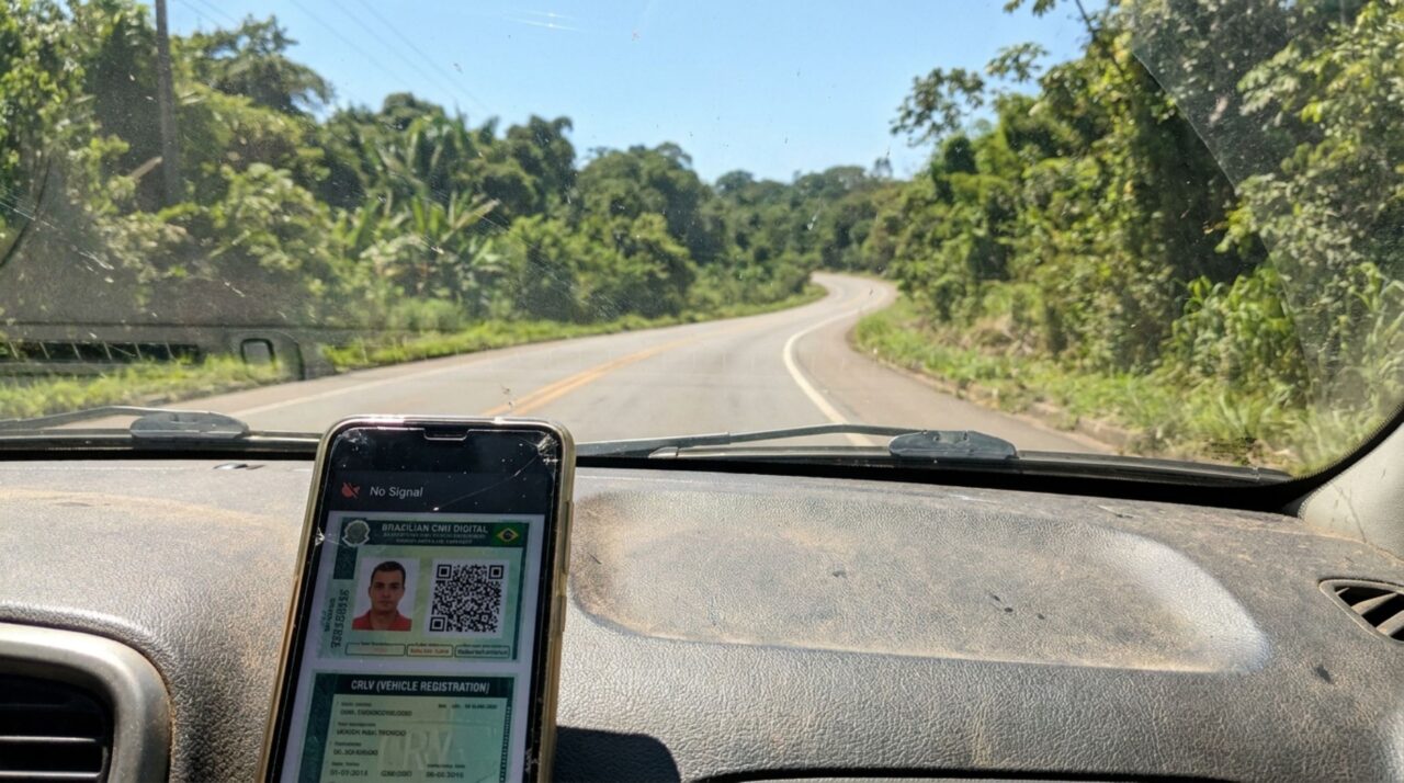 Motorista viaja por região sem sinal de celular e descobre o que precisa deixar preparado no telefone antes de pegar a estrada