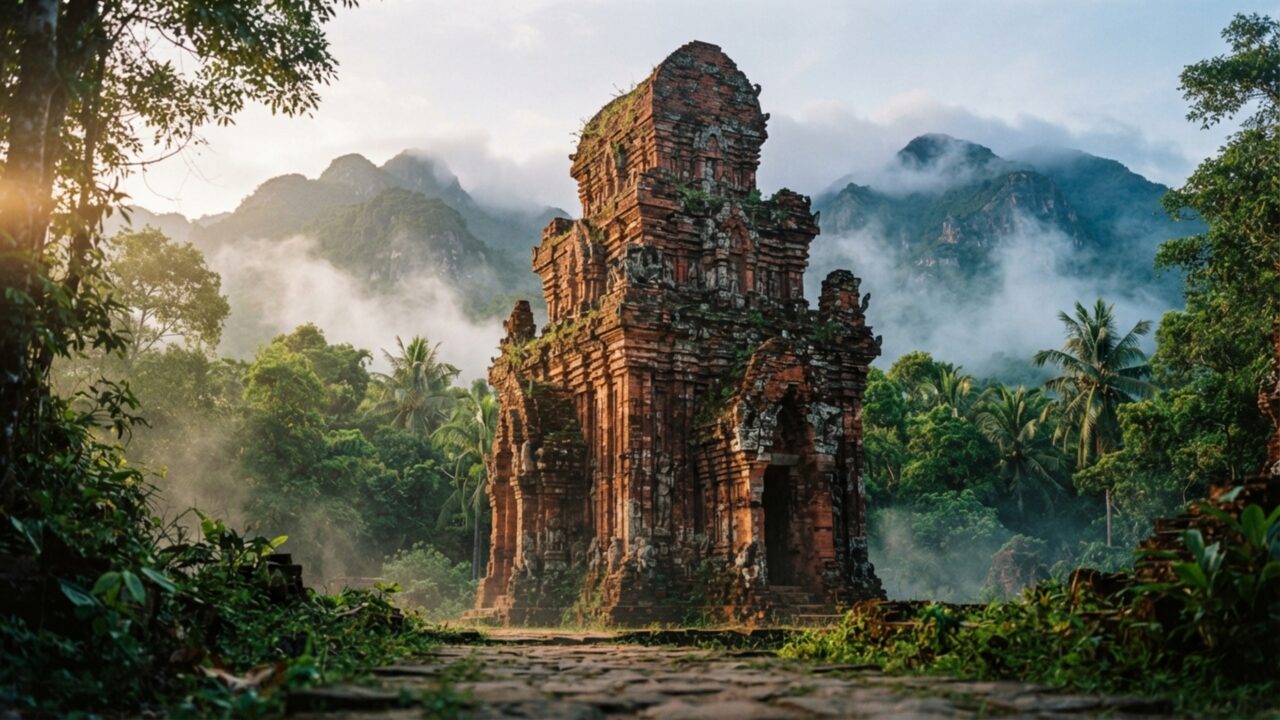 Torres de tijolos surgiram num vale cercado por montanhas e viraram o centro religioso de um reino que durou séculos