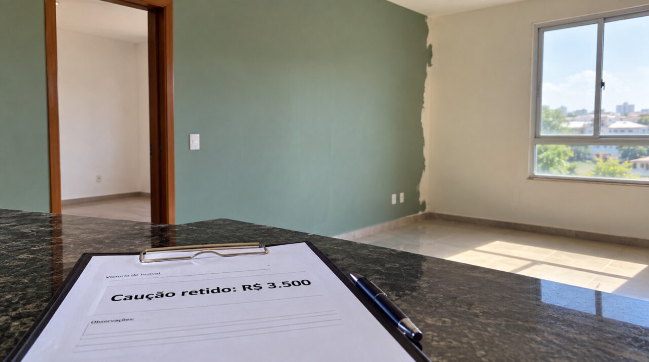 Inquilino devolve o apartamento pintado e perde os R$ 3.500 do caução