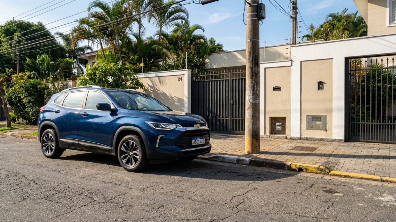 O porta-malas de 393 litros pode ser ajustado em dois níveis, enquanto o motor 1.2 turbo chega a 141 cv para equilibrar cidade e estrada