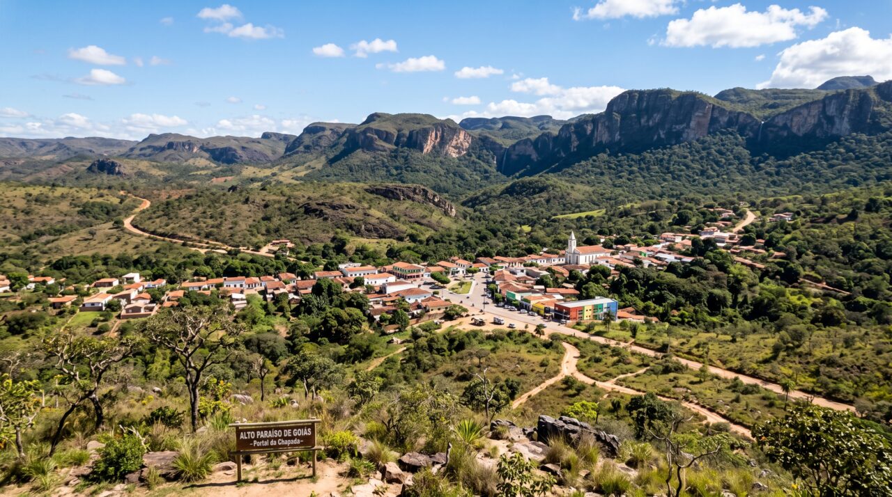 O município goiano construído sobre uma imensa placa de cristal de quartzo no coração do cerrado