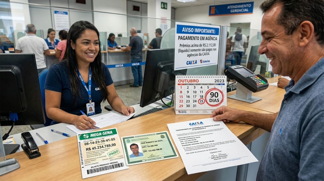 Homem ganha na Mega-Sena e não sabe o que fazer para resgatar o prêmio: como deve ser feito o pedido