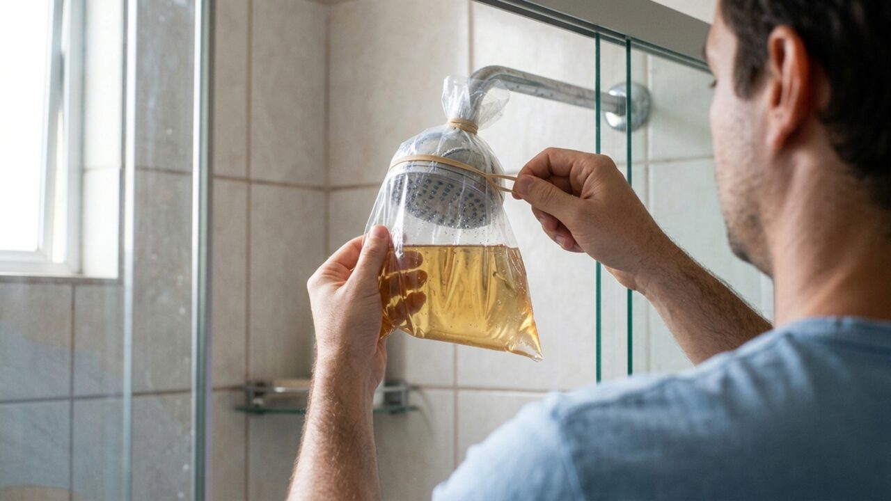 Sem desmontar o chuveiro nem chamar eletricista: a forma simples de limpar os furinhos entupidos