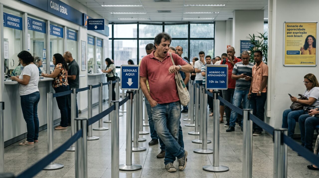 Cliente ganha indenização por esperar quase duas horas na fila do banco