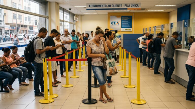 Cliente ganha indenização por esperar quase duas horas na fila do banco