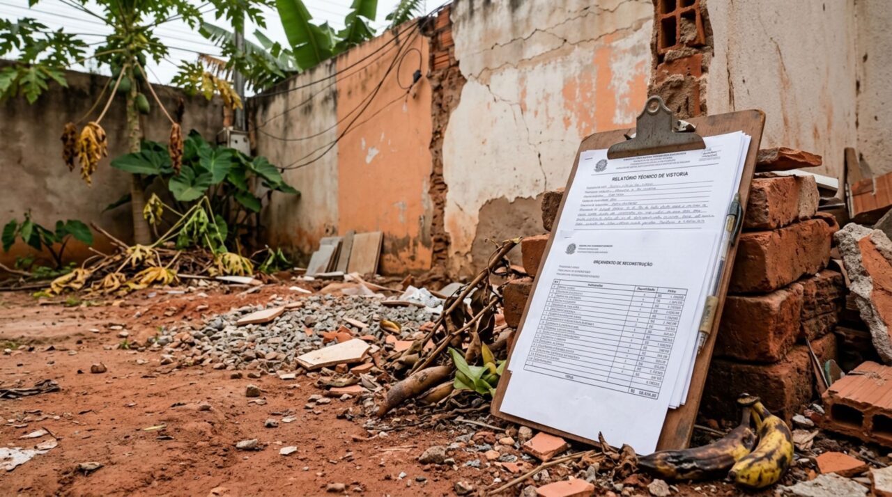 Casal passa alguns dias fora e encontra canteiro de árvores frutíferas destruído por máquinas de uma obra vizinha, ele pede recomposição da área