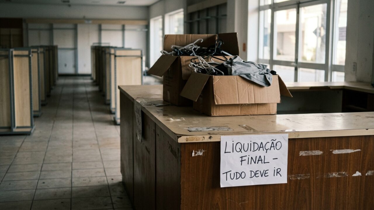 Depois de mais de 25 anos no varejo, rede entra em falência e coloca cerca de 360 lojas em liquidação de uma só vez
