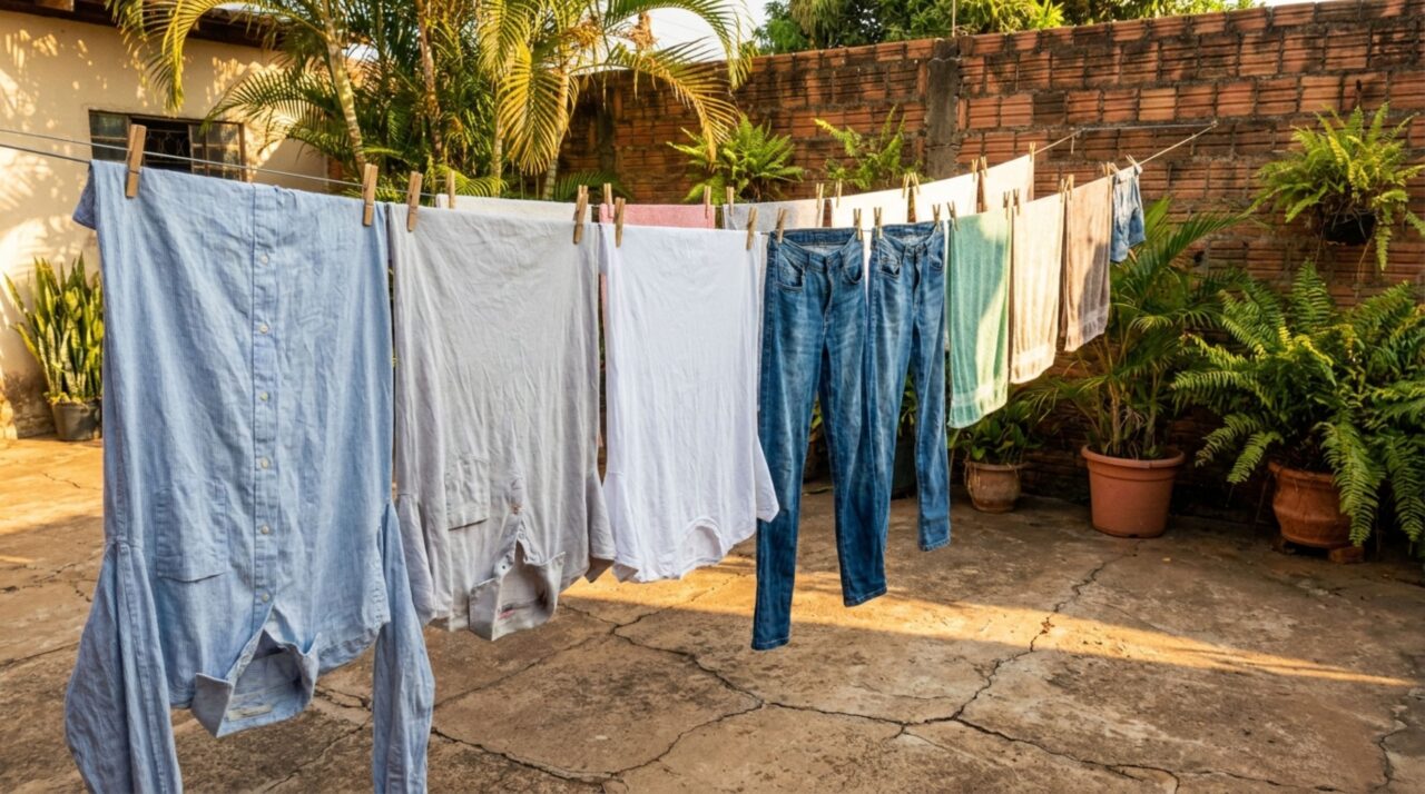 Quanto custa usar uma máquina de lavar roupas de 3.000 watts por 1 hora e por que aproveitar dias de sol pode gerar mais economia do que usar a função secar