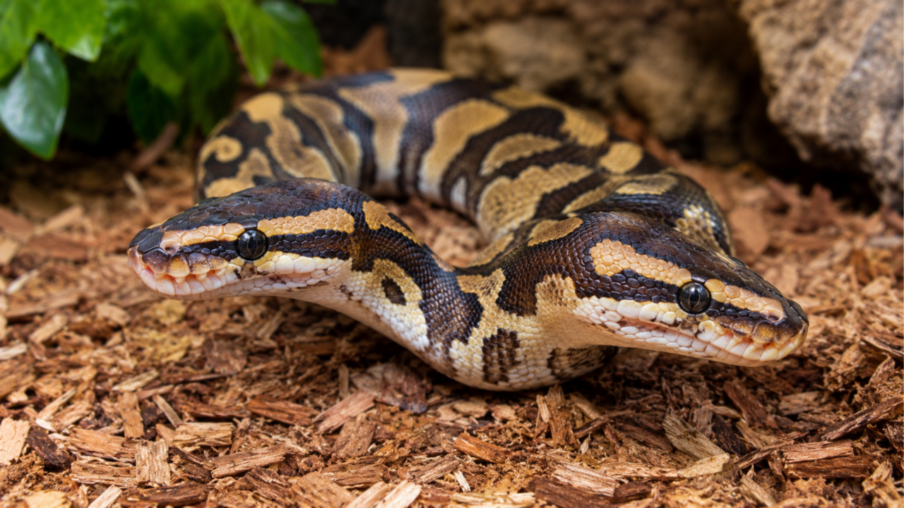 Cobra nasce com duas cabeças e surpreende criadores ao dividir o controle do próprio corpo