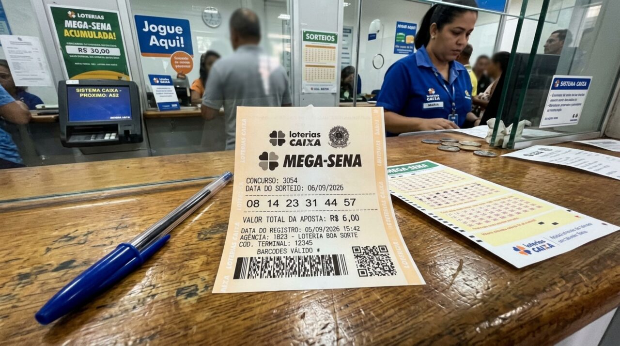 Mega-Sena tem sorteio de R$ 48 milhões no domingo: concurso 3054 acontece às 11h de 6 de setembro