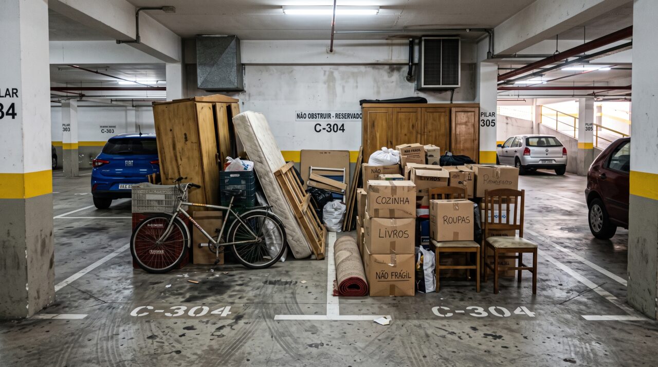 Uso incorreto da vaga de garagem de condomínio como depósito