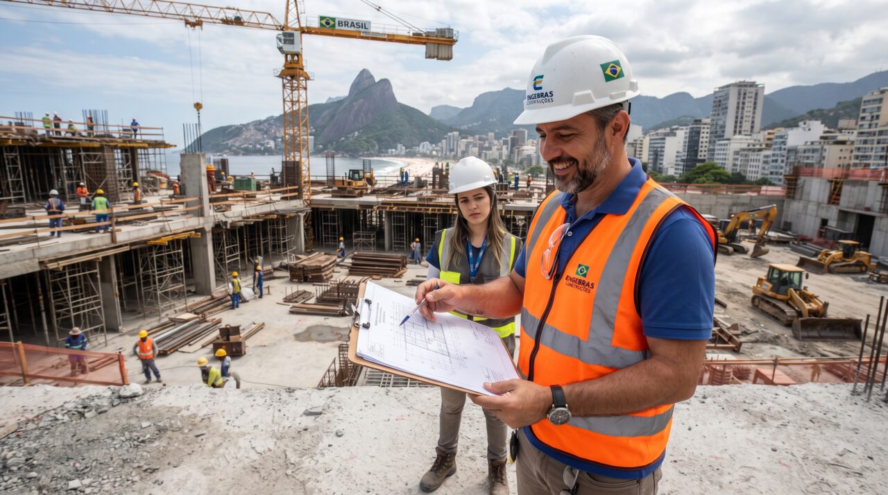 A respeitada e tradicional carreira de R$ 14 mil mensais que transforma anos de experiência prática na construção civil em liderança de canteiros de obras